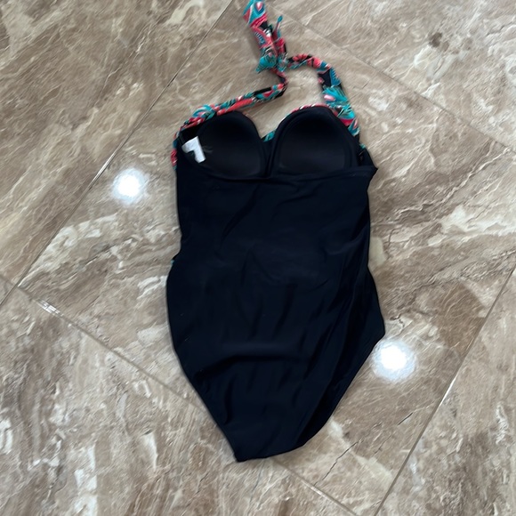 Aqua green, women’s swimsuits, one piece - Picture 4 of 5